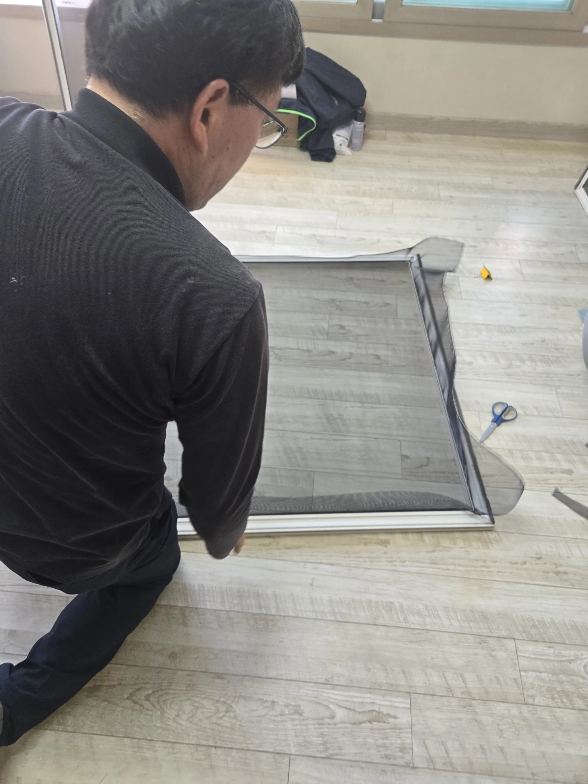 방충망 교체 교육사례