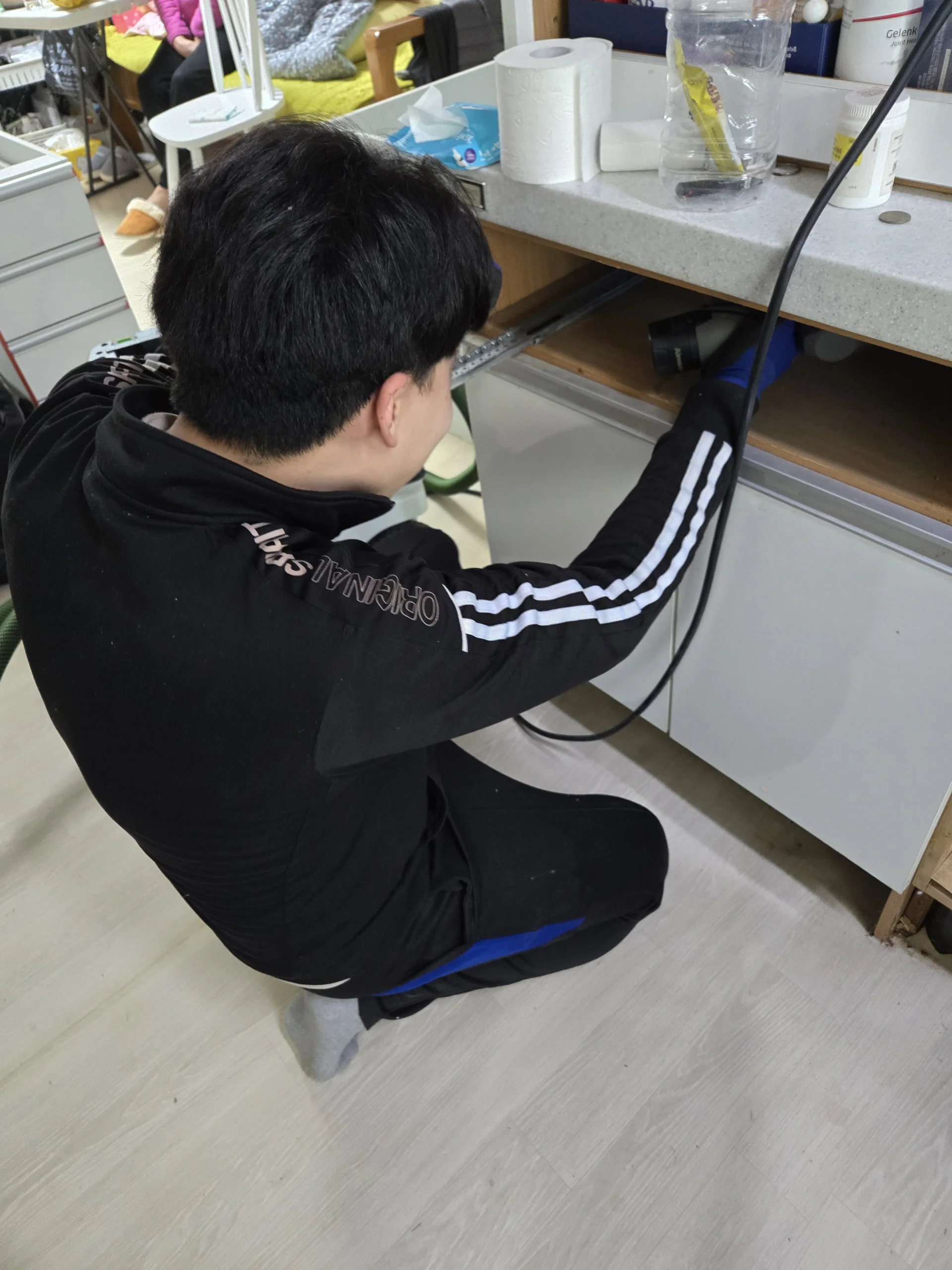 싱크대 수리 현장실습 교육사례
